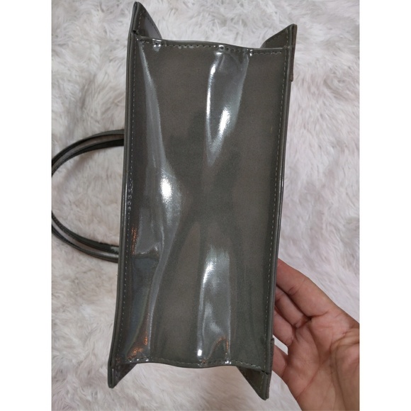 Vintage Purse Suede & Patent Leather 1950's - Picture 5 of 5